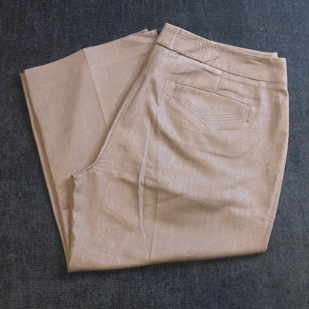Sharagano Brown Cropped Trousers